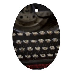 Keyboard From The Past Ornament (oval) by DimitriosArt