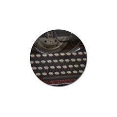 Keyboard From The Past Golf Ball Marker by DimitriosArt