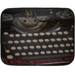 Keyboard From The Past Fleece Blanket (mini) by DimitriosArt