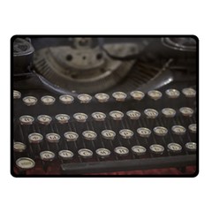 Keyboard From The Past Fleece Blanket (small) by DimitriosArt