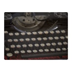 Keyboard From The Past Double Sided Flano Blanket (mini)  by DimitriosArt