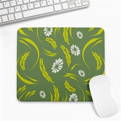 Folk Flowers Print Floral Pattern Ethnic Art Large Mousepads by Eskimos