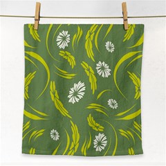 Folk Flowers Print Floral Pattern Ethnic Art Face Towel by Eskimos