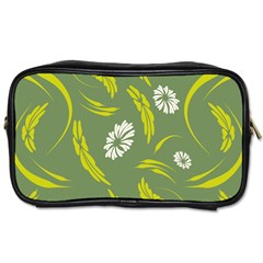 Folk Flowers Print Floral Pattern Ethnic Art Toiletries Bag (one Side) by Eskimos