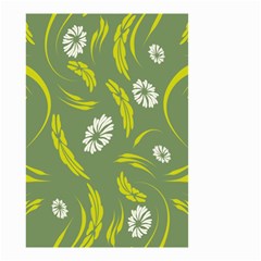 Folk Flowers Print Floral Pattern Ethnic Art Small Garden Flag (two Sides)