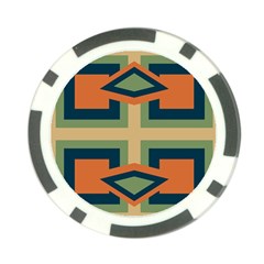 Abstract Pattern Geometric Backgrounds   Poker Chip Card Guard by Eskimos