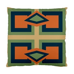 Abstract Pattern Geometric Backgrounds   Standard Cushion Case (two Sides) by Eskimos