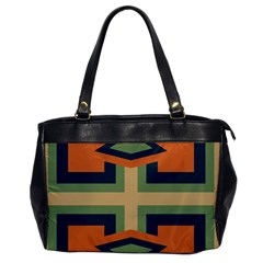 Abstract Pattern Geometric Backgrounds   Oversize Office Handbag by Eskimos