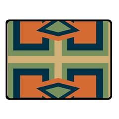 Abstract Pattern Geometric Backgrounds   Double Sided Fleece Blanket (small)  by Eskimos