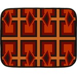 Abstract pattern geometric backgrounds   Double Sided Fleece Blanket (Mini)  35 x27  Blanket Front