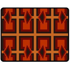 Abstract Pattern Geometric Backgrounds   Double Sided Fleece Blanket (medium)  by Eskimos