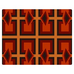 Abstract Pattern Geometric Backgrounds   Double Sided Flano Blanket (medium)  by Eskimos