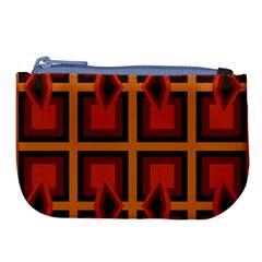 Abstract Pattern Geometric Backgrounds   Large Coin Purse by Eskimos