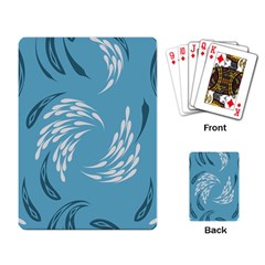 Folk Flowers Print Floral Pattern Ethnic Art Playing Cards Single Design (rectangle) by Eskimos