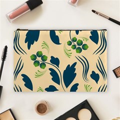 Folk Flowers Print Floral Pattern Ethnic Art Cosmetic Bag (large) by Eskimos