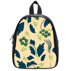 Folk Flowers Print Floral Pattern Ethnic Art School Bag (small) by Eskimos