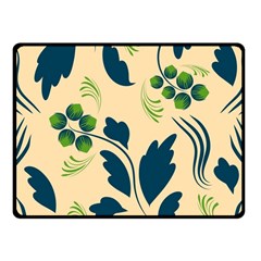 Folk Flowers Print Floral Pattern Ethnic Art Fleece Blanket (small) by Eskimos