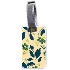 Folk Flowers Print Floral Pattern Ethnic Art Luggage Tag (one Side) by Eskimos