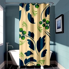 Folk Flowers Print Floral Pattern Ethnic Art Shower Curtain 36  X 72  (stall)  by Eskimos