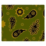 Floral pattern paisley style Paisley print. Doodle background Double Sided Flano Blanket (Small)  50 x40  Blanket Front