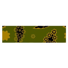 Floral Pattern Paisley Style Paisley Print  Doodle Background Satin Scarf (oblong) by Eskimos