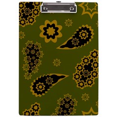 Floral Pattern Paisley Style Paisley Print  Doodle Background A4 Clipboard