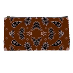 Floral Pattern Paisley Style Paisley Print  Doodle Background Pencil Case by Eskimos