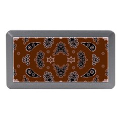 Floral Pattern Paisley Style Paisley Print  Doodle Background Memory Card Reader (mini) by Eskimos