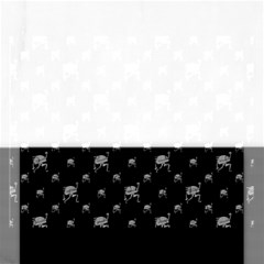 Grey And Black Alien Dancing Girls Drawing Pattern Rectangular Jigsaw Puzzl by dflcprintsclothing