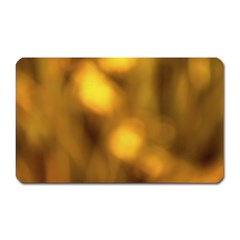 Orange Vibrant Abstract Magnet (rectangular) by DimitriosArt