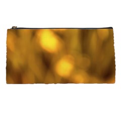 Orange Vibrant Abstract Pencil Case by DimitriosArt