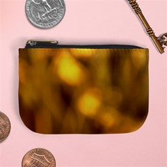 Orange Vibrant Abstract Mini Coin Purse