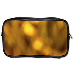 Orange Vibrant Abstract Toiletries Bag (two Sides) by DimitriosArt