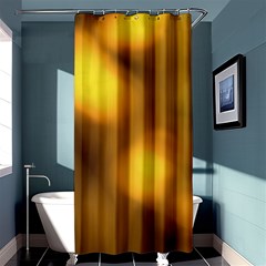 Orange Vibrant Abstract Shower Curtain 36  X 72  (stall)  by DimitriosArt