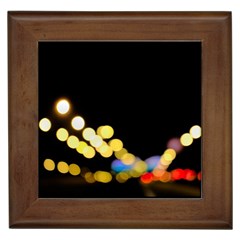 City Lights Series No3 Framed Tile by DimitriosArt