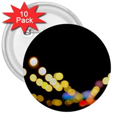 City Lights Series No3 3  Buttons (10 Pack)  by DimitriosArt