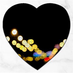 City Lights Series No3 Jigsaw Puzzle (heart) by DimitriosArt