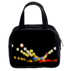 City Lights Series No3 Classic Handbag (two Sides) by DimitriosArt