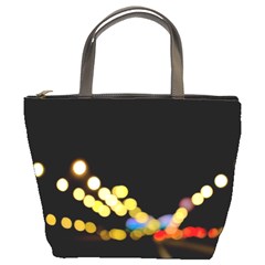 City Lights Series No3 Bucket Bag by DimitriosArt