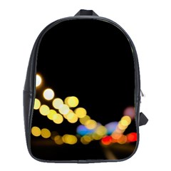 City Lights Series No3 School Bag (large) by DimitriosArt