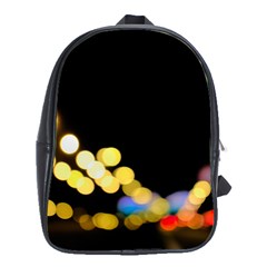 City Lights Series No3 School Bag (xl) by DimitriosArt