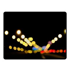 City Lights Series No3 Double Sided Fleece Blanket (small)  by DimitriosArt