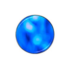 Blue Vibrant Abstract Hat Clip Ball Marker (4 Pack) by DimitriosArt