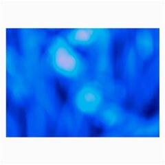 Blue Vibrant Abstract Large Glasses Cloth