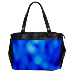 Blue Vibrant Abstract Oversize Office Handbag