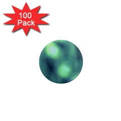 Green Vibrant Abstract 1  Mini Magnets (100 Pack)  by DimitriosArt