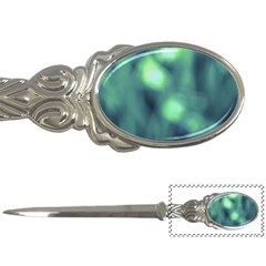 Green Vibrant Abstract Letter Opener by DimitriosArt