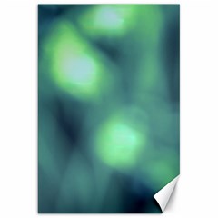 Green Vibrant Abstract Canvas 20  X 30  by DimitriosArt