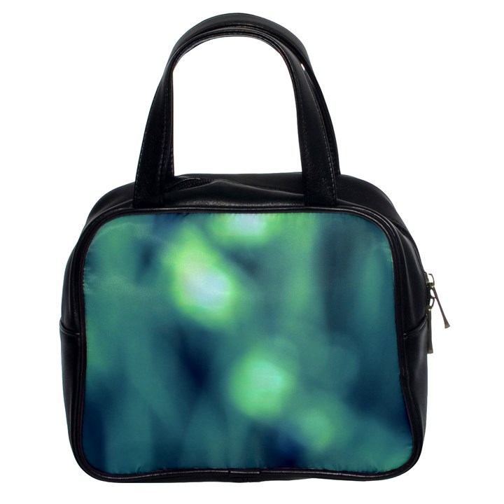 Green Vibrant Abstract Classic Handbag (Two Sides)