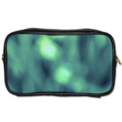 Green Vibrant Abstract Toiletries Bag (two Sides) by DimitriosArt